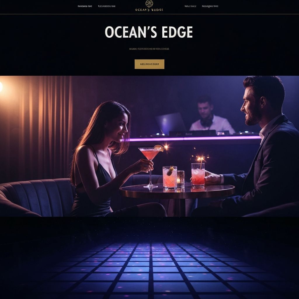 Limbo Lounge Website Homepage